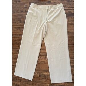 NWT August Max Stretch Wide Leg Pants, Women's, Size‎ 4, Beige Career Trousers